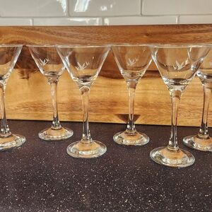 Vintage Grey Goose Martini Glasses - Set Of 6